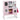 Pretend Play Kitchen for Kids with 16 Pieces Accessories-Pink