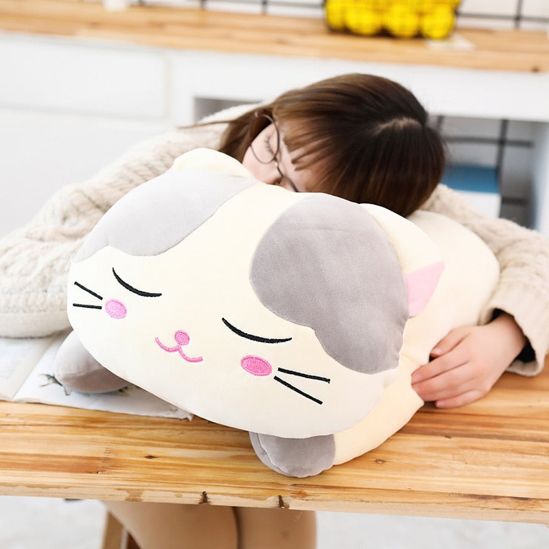 Lazy Cat Plush Toy (2 COLORS) by Subtle Asian Treats