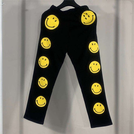 Happy Face Sweatpants by White Market