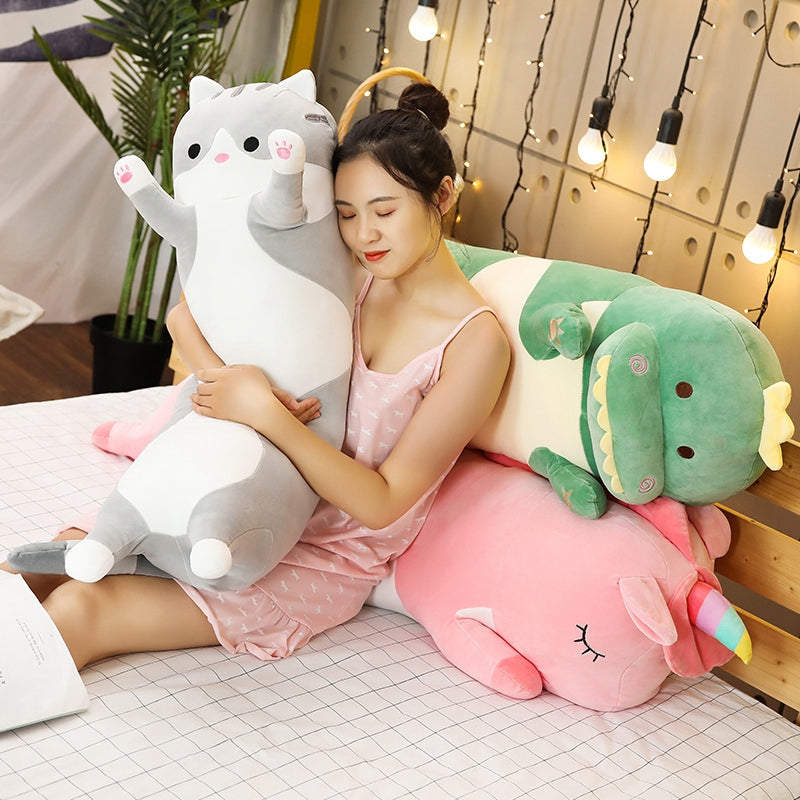 Kawaii Animals Body-Pillow (7 VARIANTS, 3 SIZES) by Subtle Asian Treats