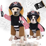 Authentic Pirate Costume for Dogs by Dach Everywhere - Vysn