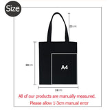 Cute Dog Black Canvas Tote Bag by Dach Everywhere - Vysn