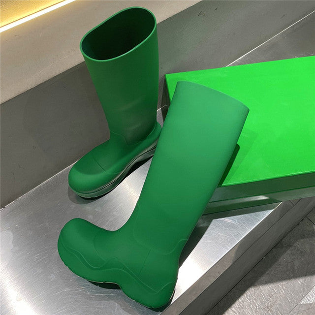 High Platform Rain Boots by White Market