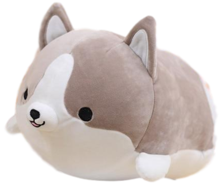 Happy Corgo Plushie (3 COLORS, 3 SIZES) by Subtle Asian Treats