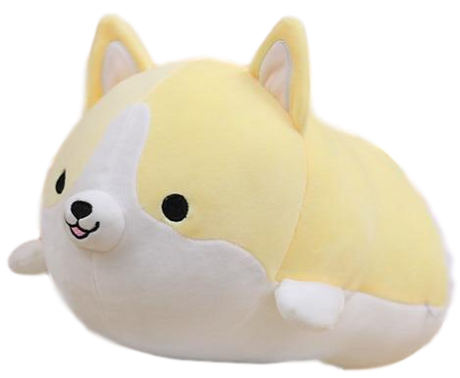 Happy Corgo Plushie (3 COLORS, 3 SIZES) by Subtle Asian Treats