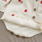 Baby Girl Embroidered Pattern Sleeveless Onesies or Cardigan by MyKids-USA™