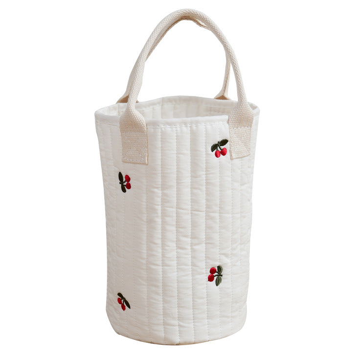 Baby Embroidered Pattern Baby Bottle Storage Mommy Handbag With Compartment by MyKids-USA™