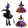 Children’s Halloween Witch Cosplay Hat Skirt Wings 1-Piece Sets by MyKids-USA™ - Vysn