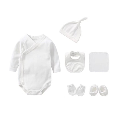 Newborn Solid Color Cotton Bodysuit Thin Style Sets by MyKids-USA™