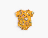 Baby Boy And Girl Animal Print Short-Sleeved O-Neck Lovely Onesies In Summer by MyKids-USA™