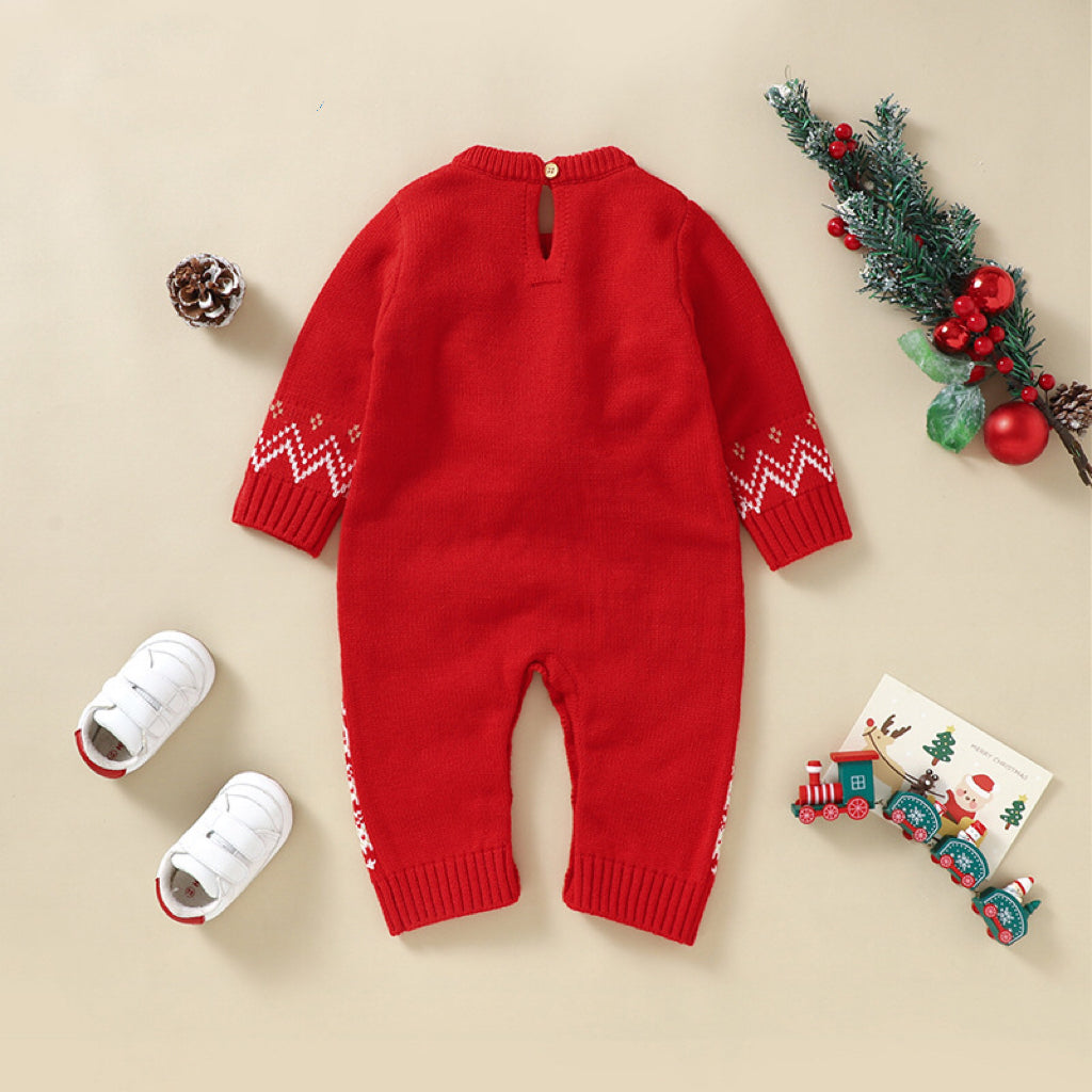 Baby Cute Christmas Elk Pattern Autumn Winter New Style Romper by MyKids-USA™