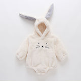 Baby Embroidered Pattern Rabbit Ear Design Thickened Onesies Bodysuit by MyKids-USA™