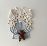 Baby Striped & Polka Dot Pattern & Solid Color Loose Comfort Shirt by MyKids-USA™