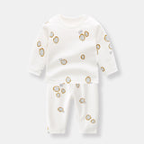 Baby 1pcs Allover Fruit Graphic Long Sleeve Bottoming Shirt & Trousers Sets by MyKids-USA™