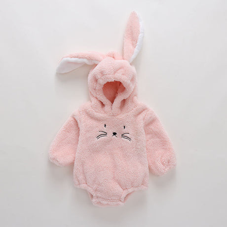 Baby Embroidered Pattern Rabbit Ear Design Thickened Onesies Bodysuit by MyKids-USA™