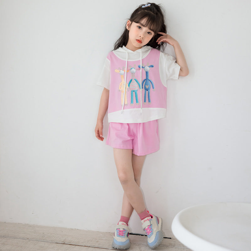 Cute Print Pattern Casual T-Shirt Clothing Sets by MyKids-USA™