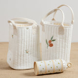 Baby Embroidered Pattern Baby Bottle Storage Mommy Handbag With Compartment by MyKids-USA™