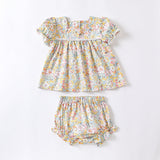 Baby Floral Pattern Fashion Princess Onesie&Sets by MyKids-USA™