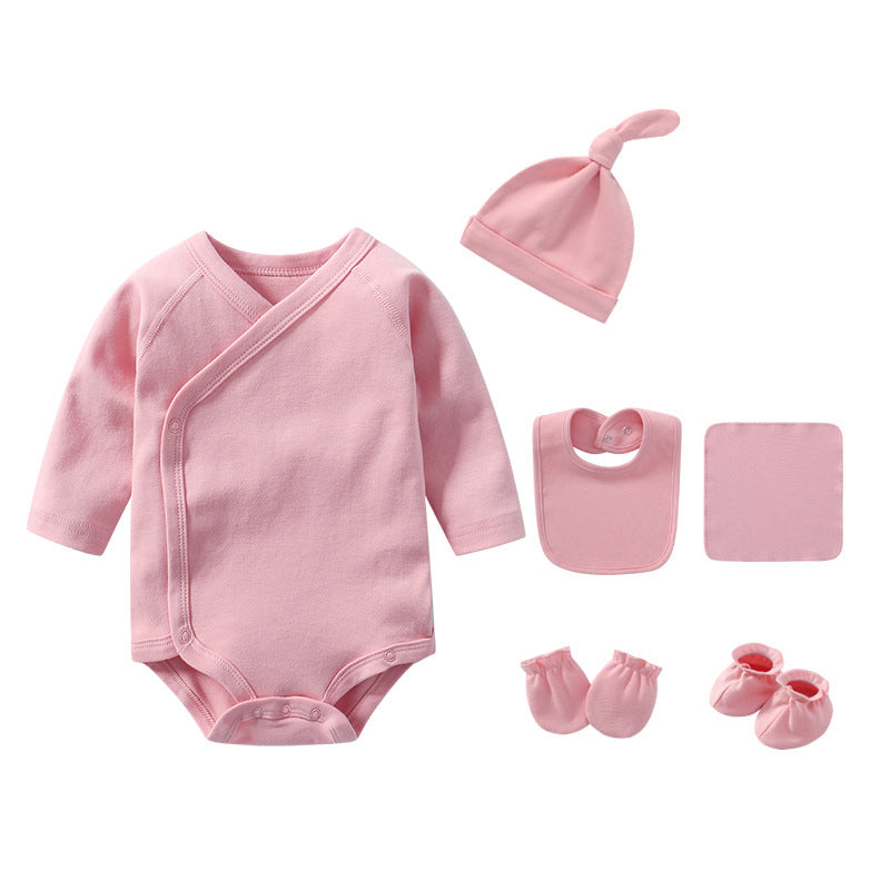 Newborn Solid Color Cotton Bodysuit Thin Style Sets by MyKids-USA™