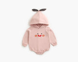 Baby Cartoon Pattern Korean Style Onesies With Hat by MyKids-USA™