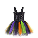 Children’s Halloween Little Witch Costume Mesh Tutu Dress & Hat by MyKids-USA™ - Vysn