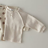 Baby Striped & Polka Dot Pattern & Solid Color Loose Comfort Shirt by MyKids-USA™