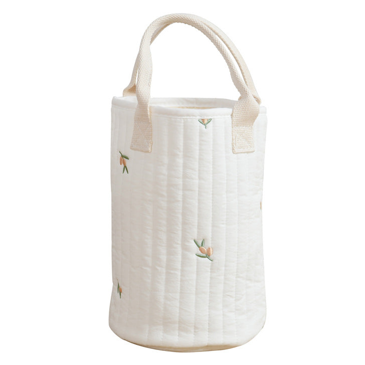 Baby Embroidered Pattern Baby Bottle Storage Mommy Handbag With Compartment by MyKids-USA™