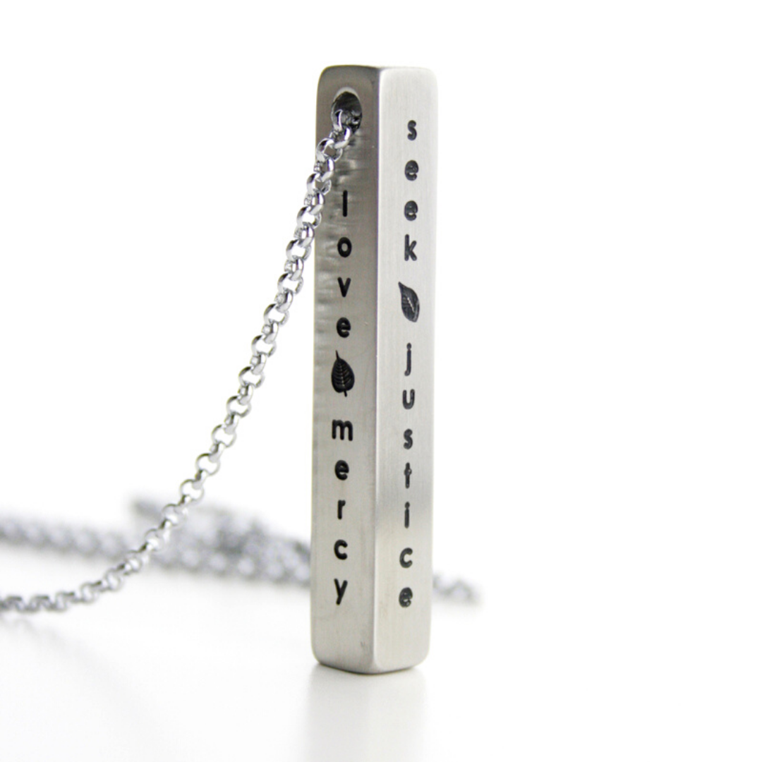 Seek Justice Necklace by Made for Freedom