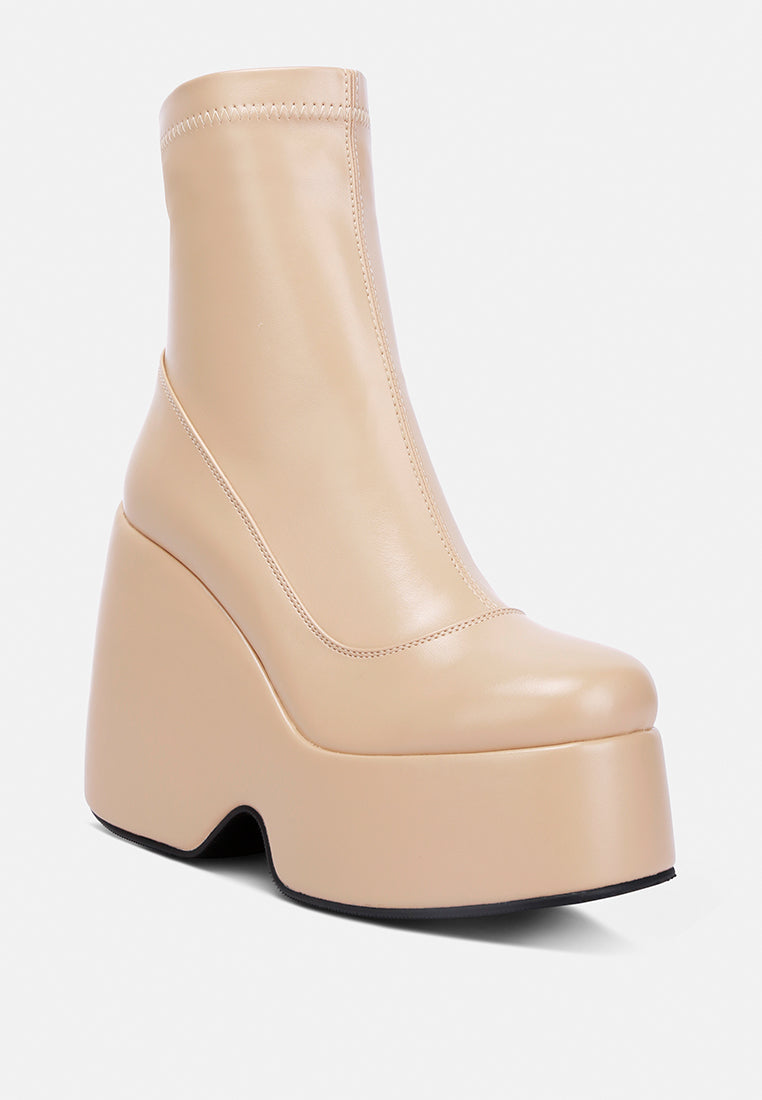 purnell high platform ankle boots by London Rag