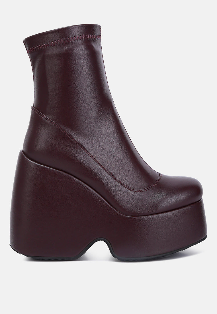 purnell high platform ankle boots by London Rag