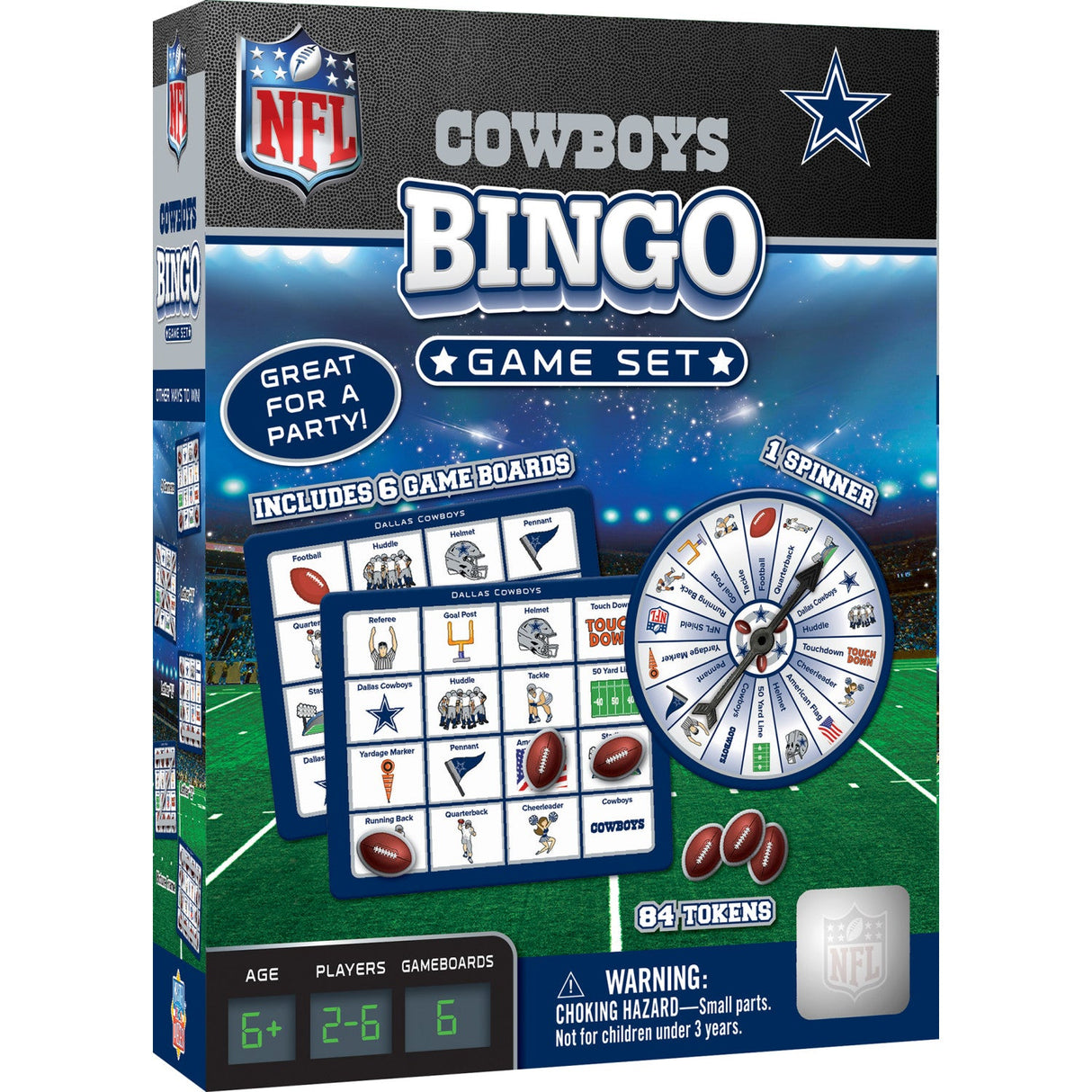 Dallas Cowboys Bingo Game by MasterPieces Puzzle Company INC