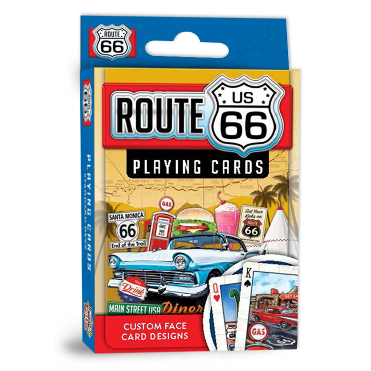 Route 66 Playing Cards - 54 Card Deck by MasterPieces Puzzle Company INC