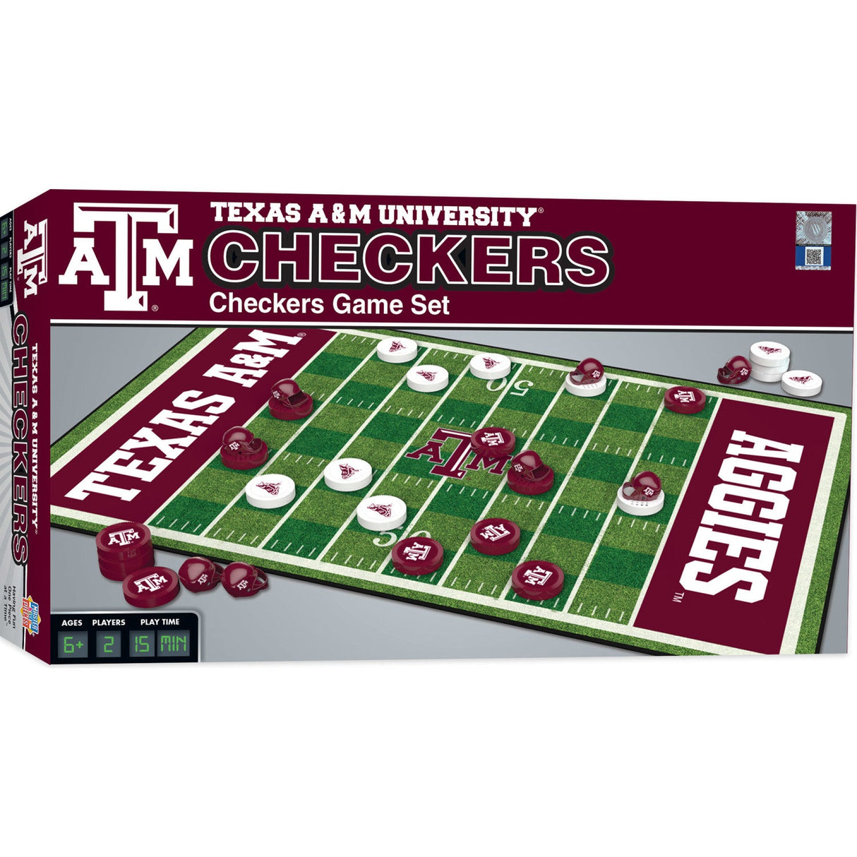 Texas A&M Aggies Checkers Board Game by MasterPieces Puzzle Company INC