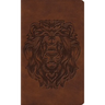 ESV Thinline Bible, Red Letter (Trutone, Brown, Royal Lion Design)