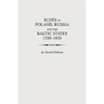 Scots in Poland, Russia and the Baltic States, 1550-1850