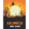 Halloween Word Search: Large Print Spooky Word Search Puzzle Book For Adults and Kids