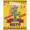 Cinco De Mayo Coloring Book: Contains Some Facts About the Maxican Holiday