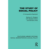 The Study of Social Policy: A Comparative Approach