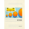 Vintage Lined Notebook Greetings from Florida, Orange Sizing