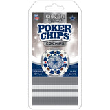 Dallas Cowboys 20 Piece Poker Chips by MasterPieces Puzzle Company INC