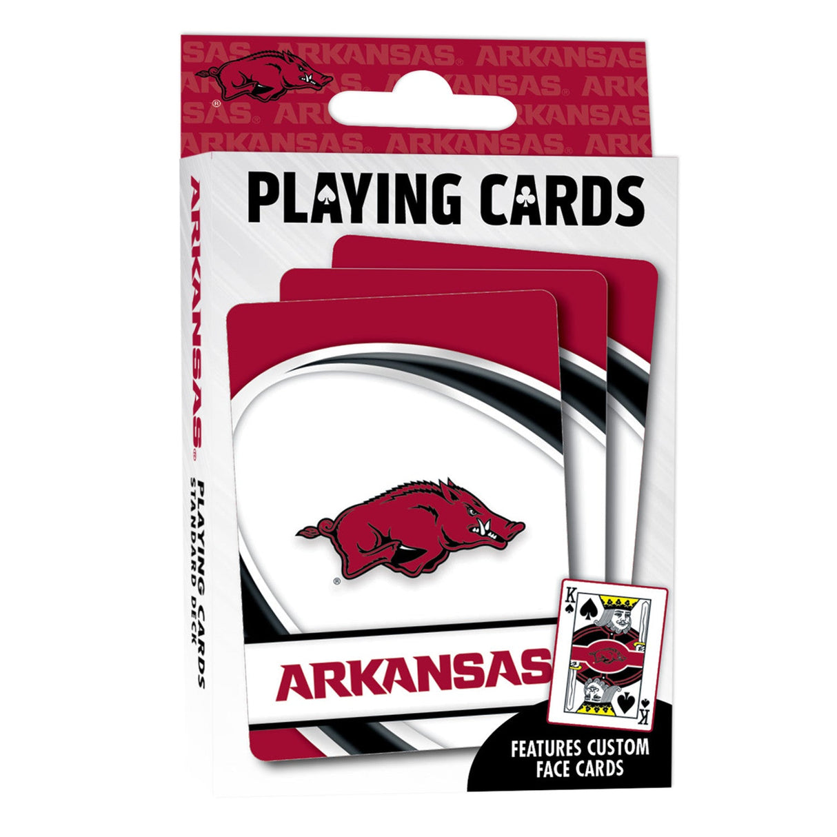 Arkansas Razorbacks Playing Cards - 54 Card Deck by MasterPieces Puzzle Company INC