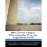 Hy8 Culvert Analysis Microcomputer Program Applications Guide