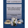 Gaines V. Miller U.S. Supreme Court Transcript of Record with Supporting Pleadings