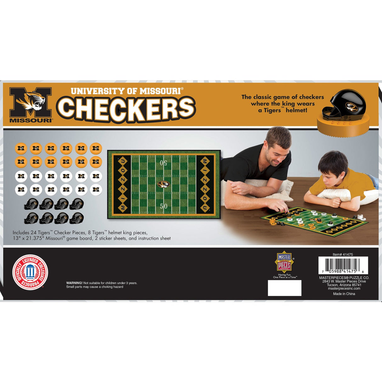 Missouri Tigers Checkers by MasterPieces Puzzle Company INC