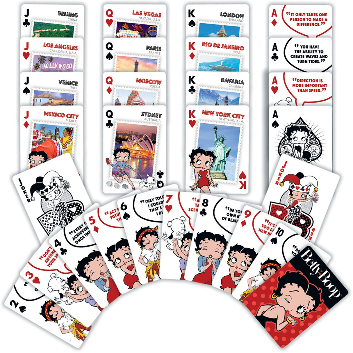 Betty Boop Playing Cards - 54 Card Deck by MasterPieces Puzzle Company INC