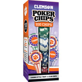 Clemson Tigers 100 Piece Poker Chips by MasterPieces Puzzle Company INC