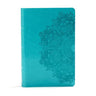 KJV Large Print Personal Size Reference Bible, Teal Leathertouch