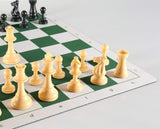 Quality Club Chess Set on Flex Pad Board by Chess House