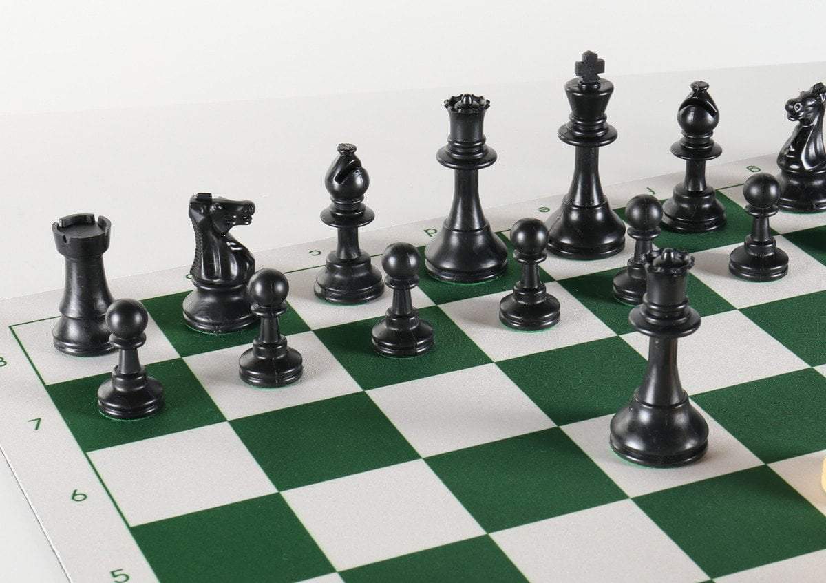 Quality Club Chess Set on Flex Pad Board by Chess House