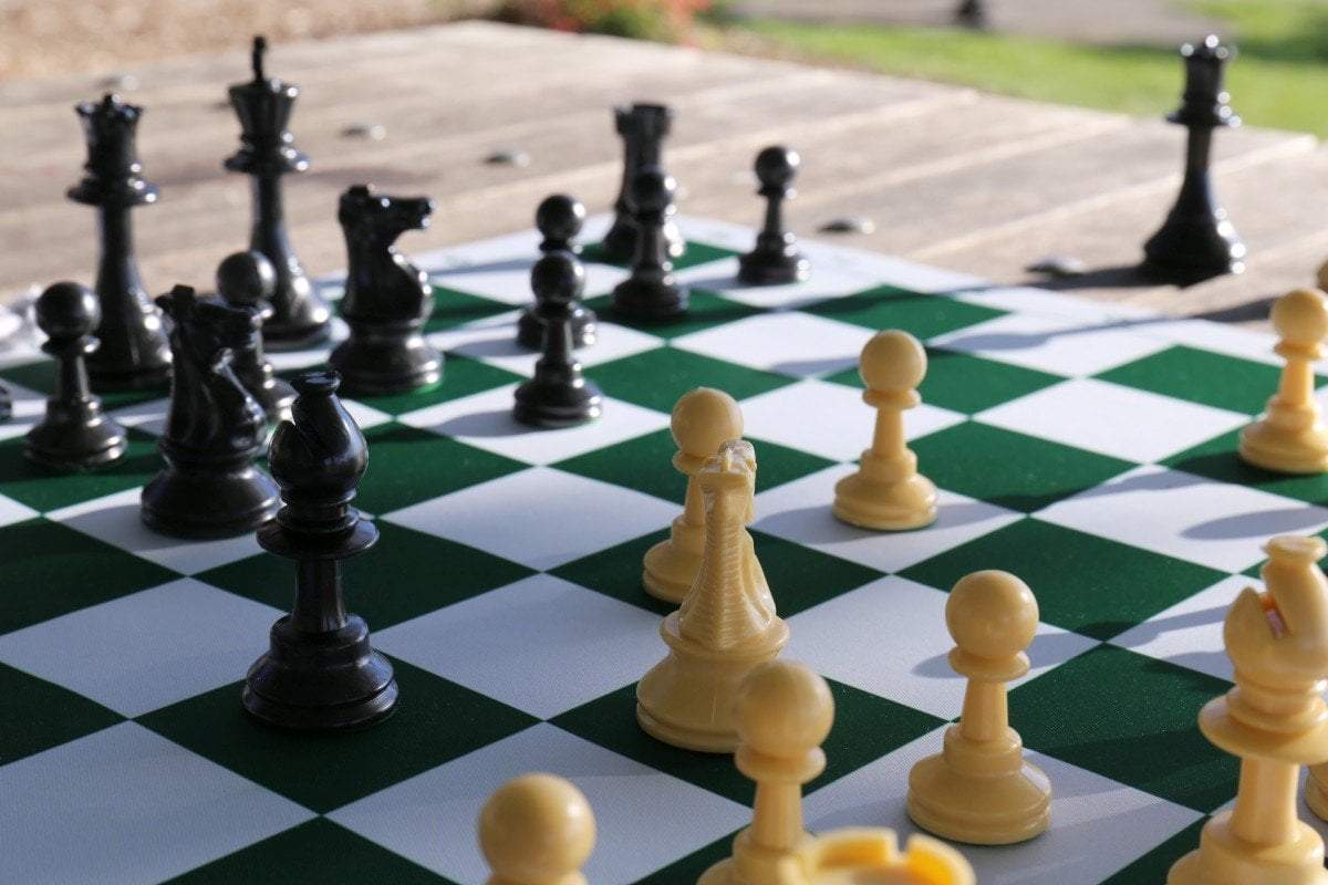 Quality Club Chess Set on Flex Pad Board by Chess House